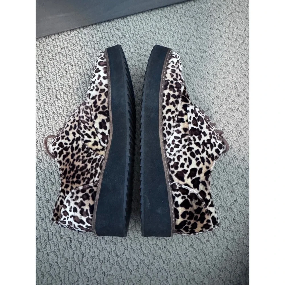 Shellys London Emma Platform Oxford Leopard‎ Size 6.5